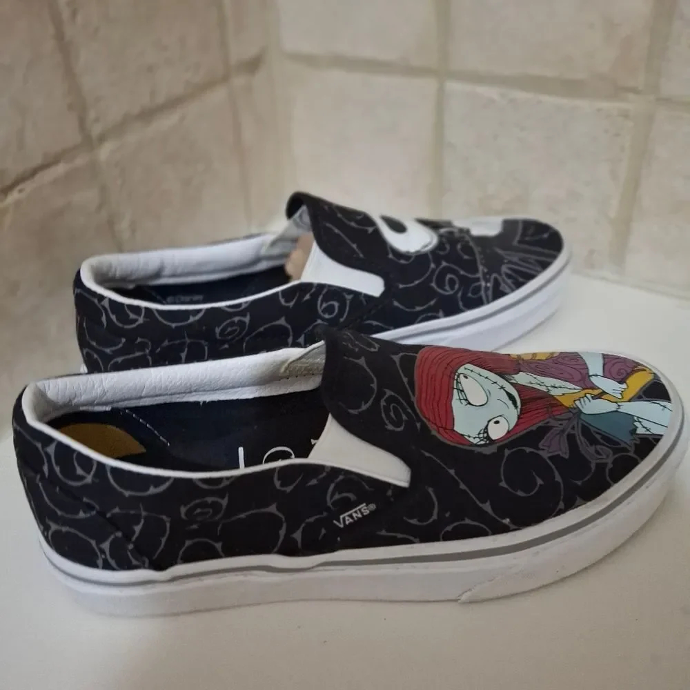 Nightmare Before Christmas VANS Shoes Jack & Sally Size 6
